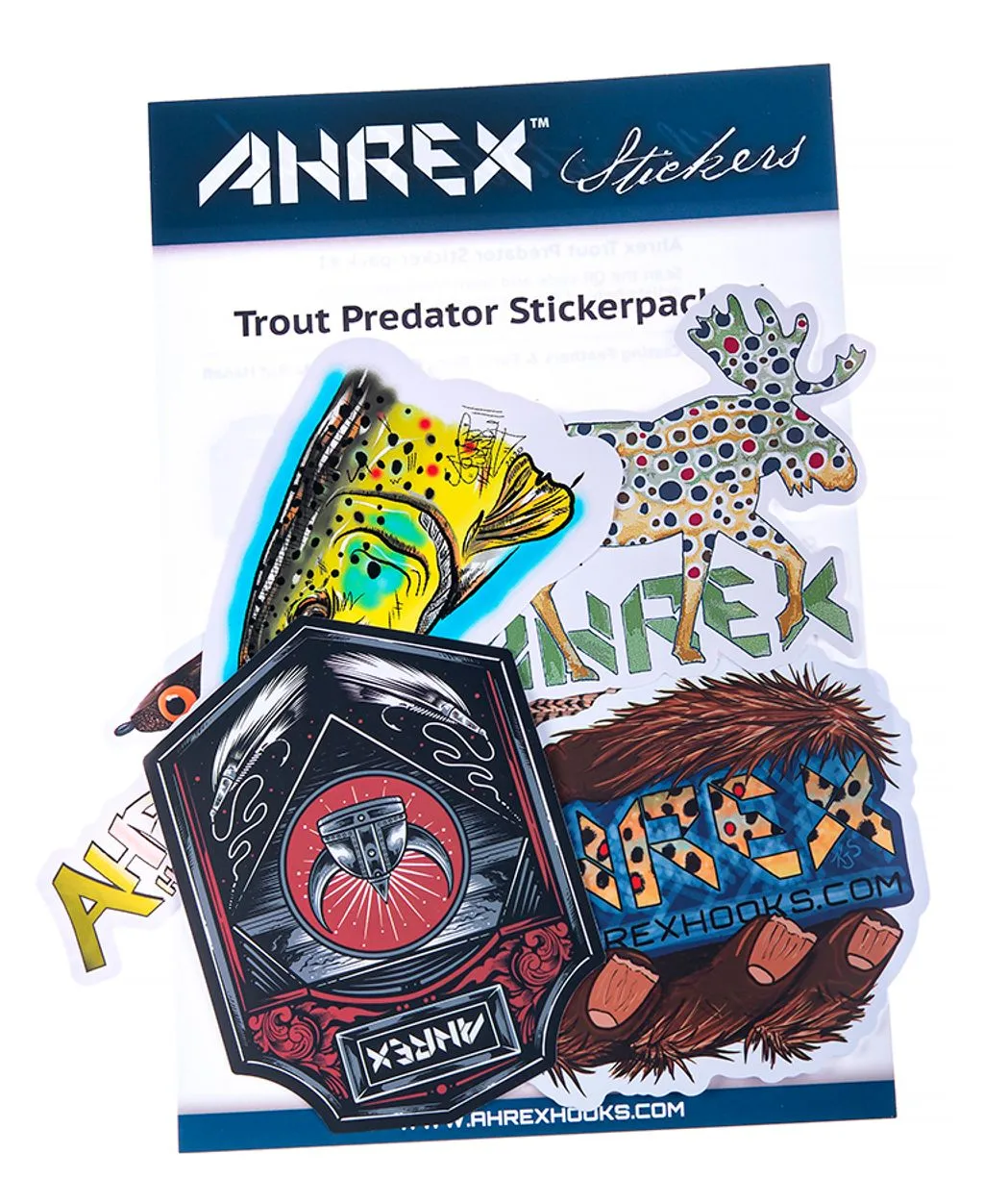 Ahrex Hooks Ahrex Trout Predator Sticker Pack #1 5 Trout Klistremerker Fra Ahrex