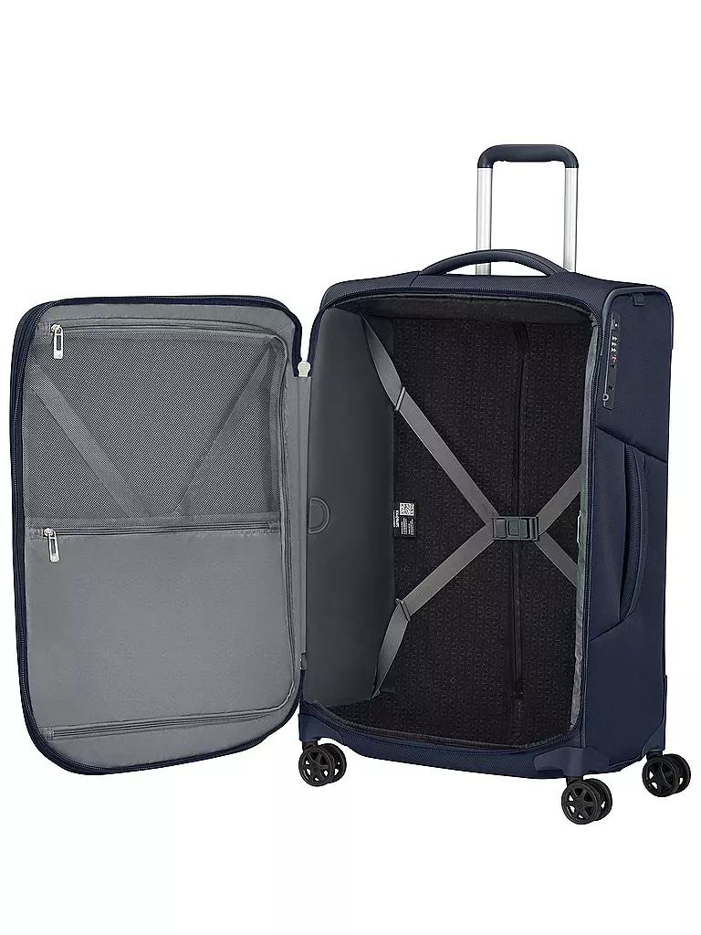 SAMSONITE Trolley Respark 67cm Midnight Blue blau