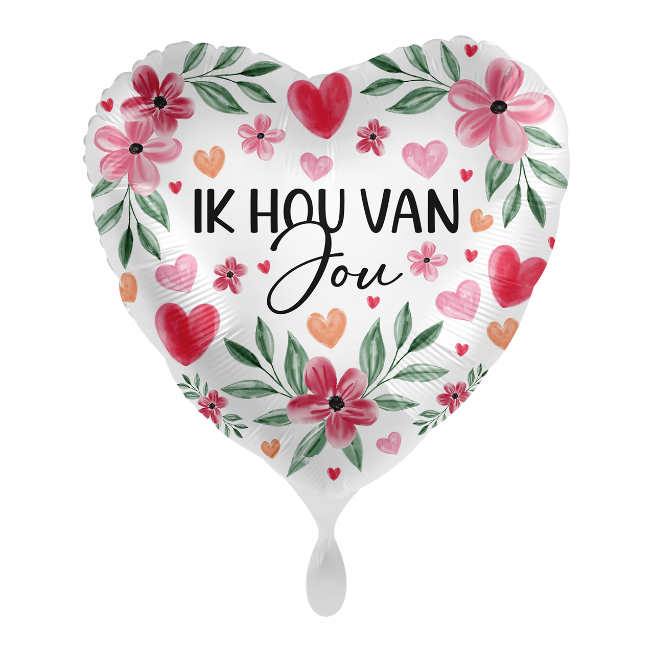 Ik Hou Van Jou Helium Ballon Leeg