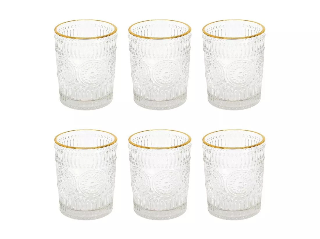 Lot de 6 Verres Design 