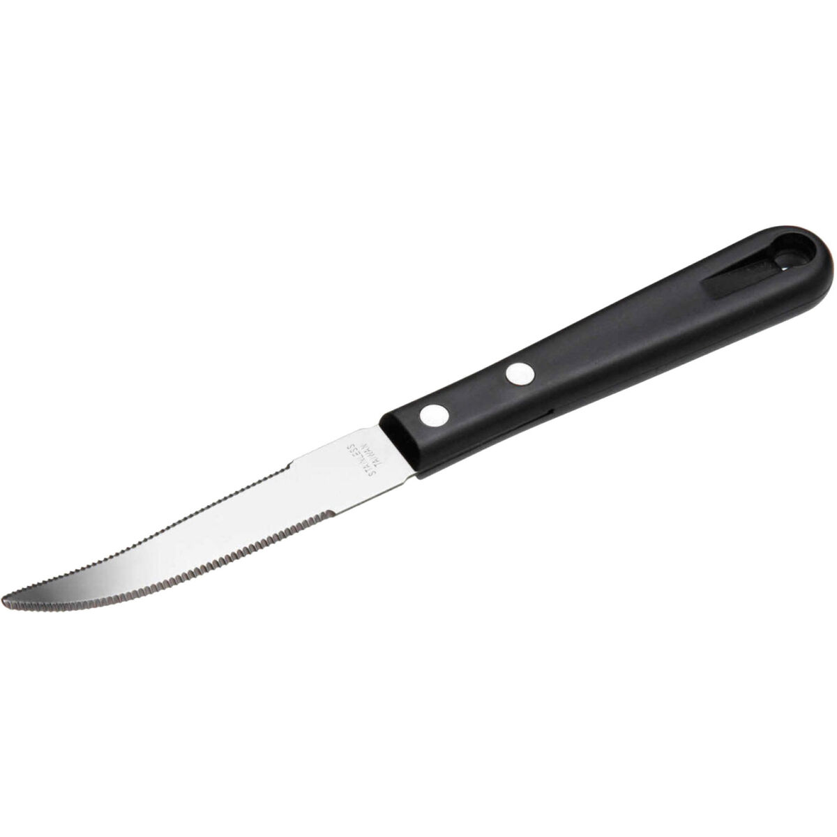 Grapefruktkniv Tagget Rustfritt Stål Svart Håndtak