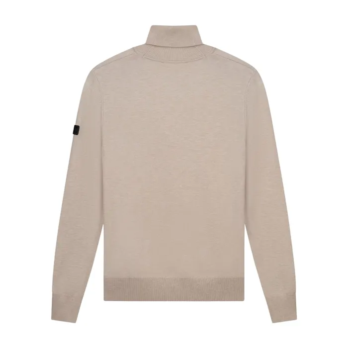 Malelions Knitted Turtleneck Sweater Heren