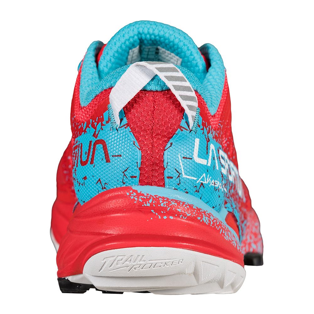 La Sportiva AKASHA II - Chaussures de trail Femme hibiscus/malibu blue