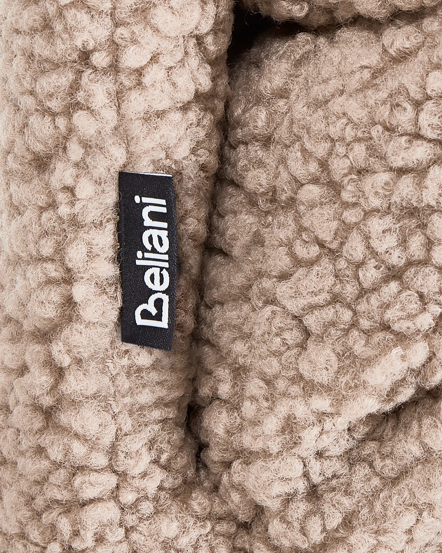 Schommelstoel ESKELIN achteroververstelbaar Bouclé Beige