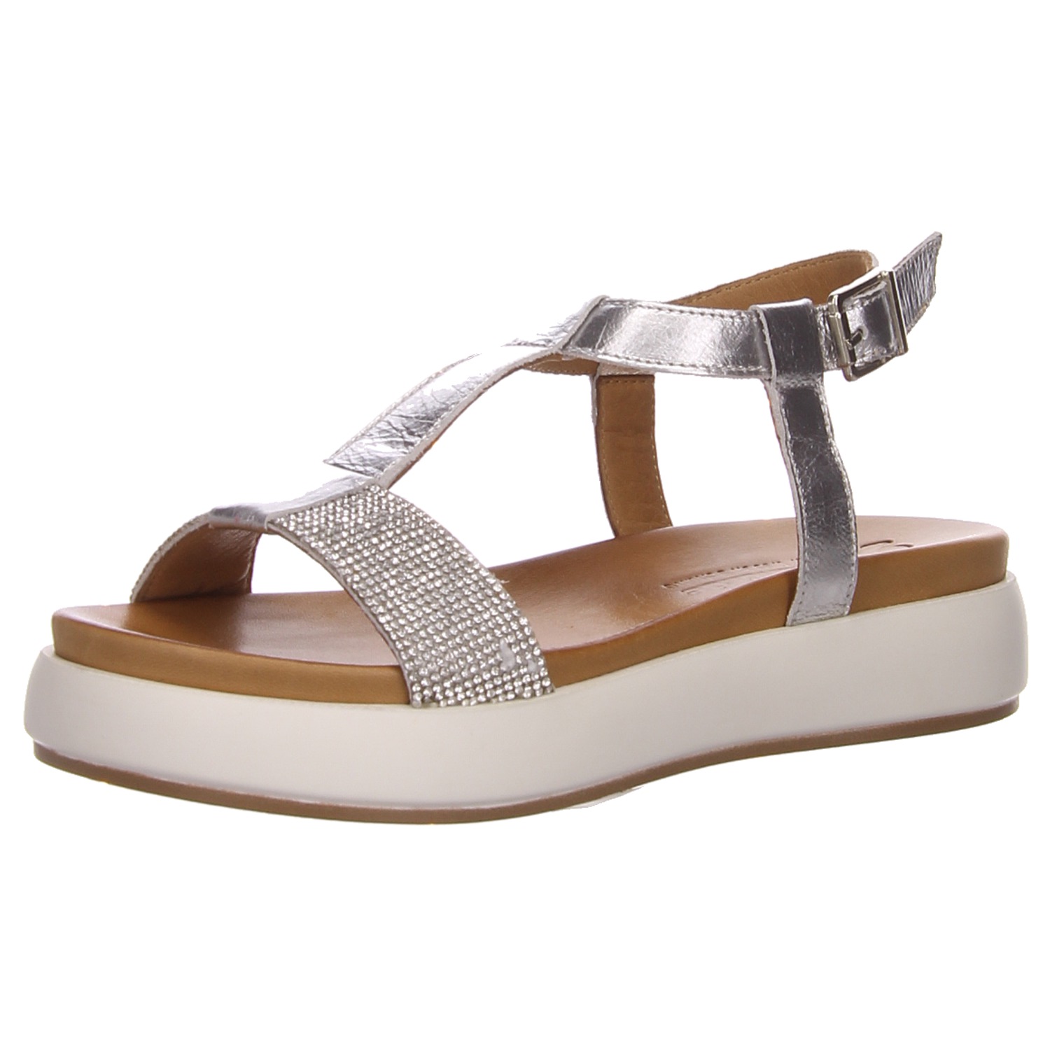 elbandi Sandale silber gold/silber/bronce