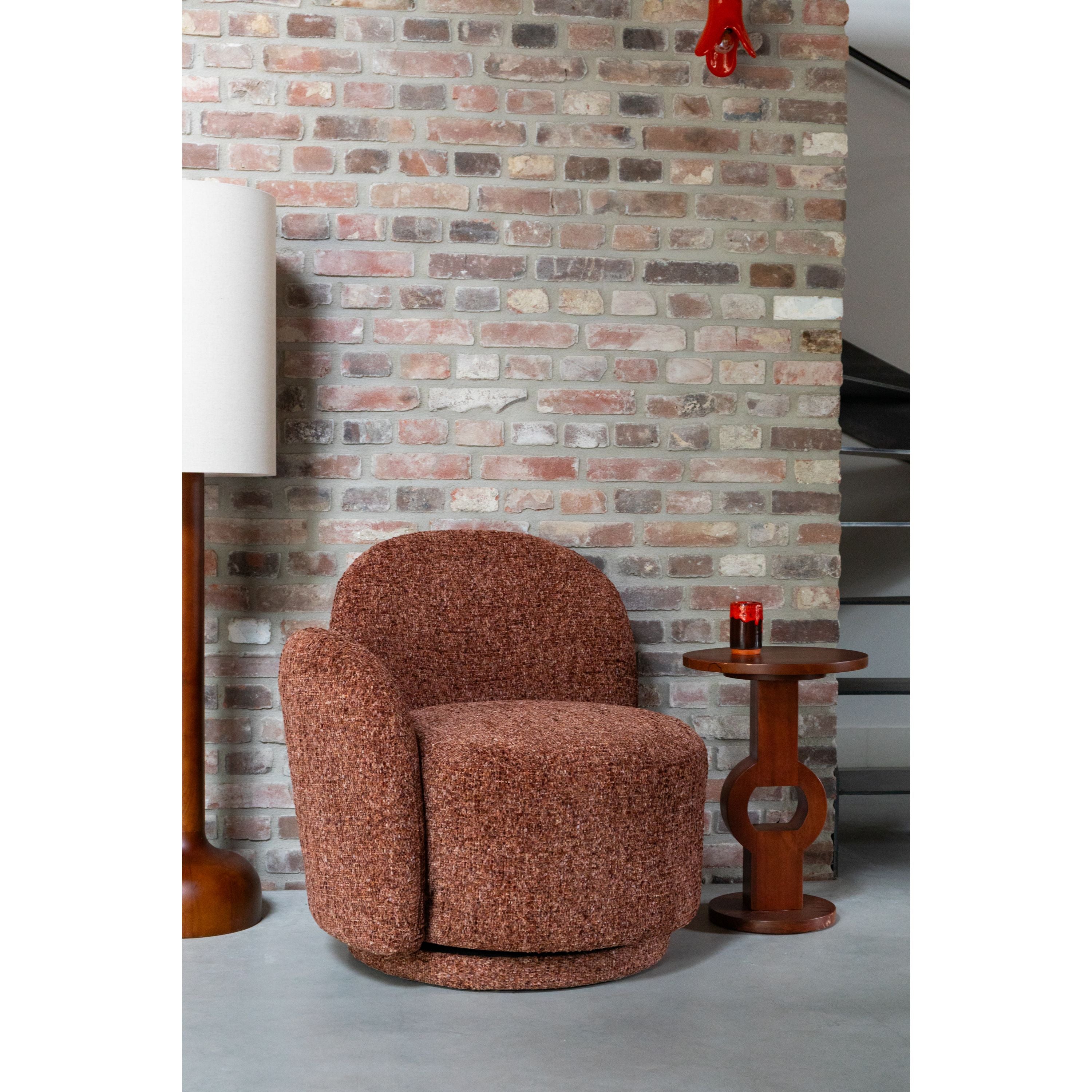 Dutchbone Rose Fauteuil Bordeaux Rood