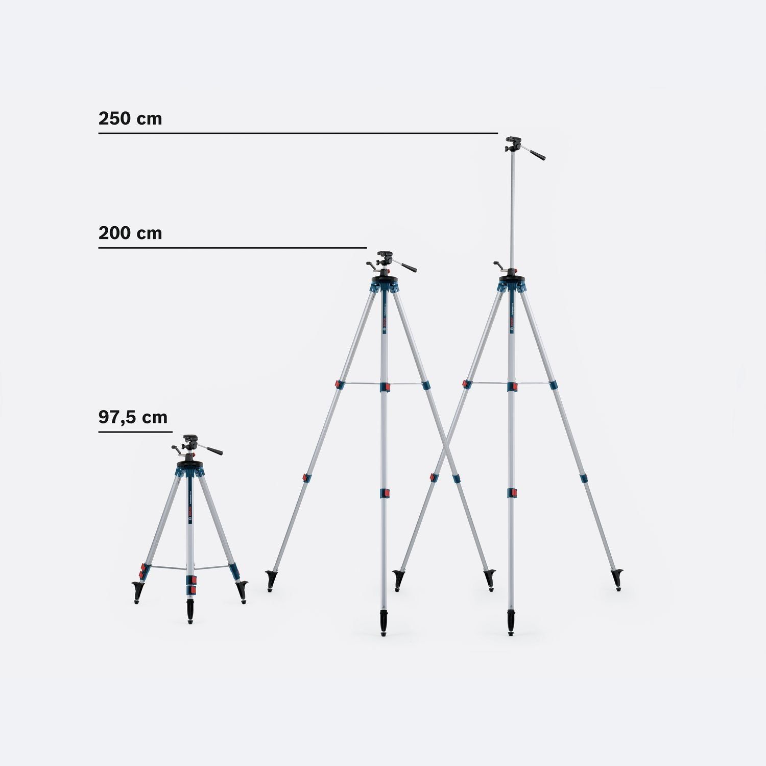 Bosch Professional BT 250 Bouwstatief 97-250cm - 0601096A00
