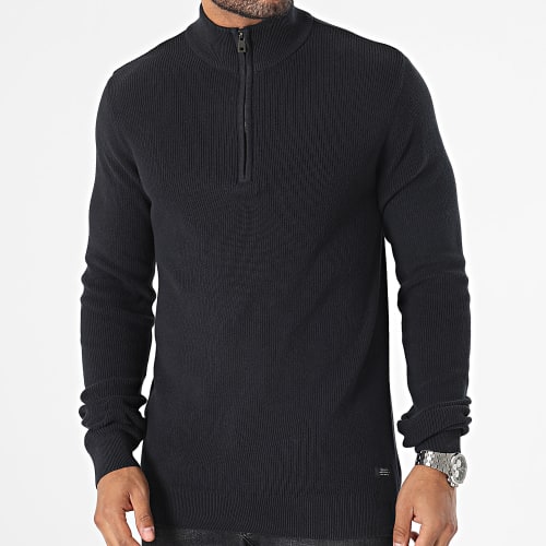 Pull Col Zippé Codford 20714337 Noir