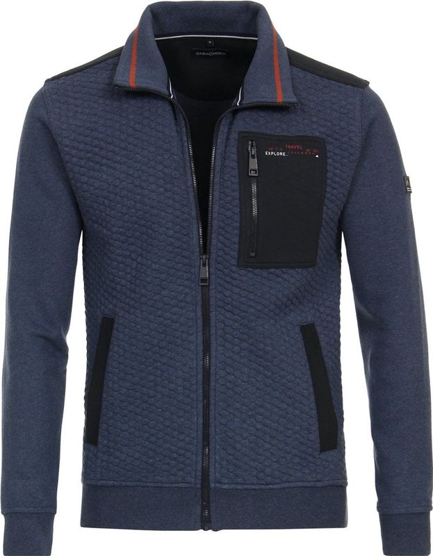 CASA MODA comfort fit vest, blauw