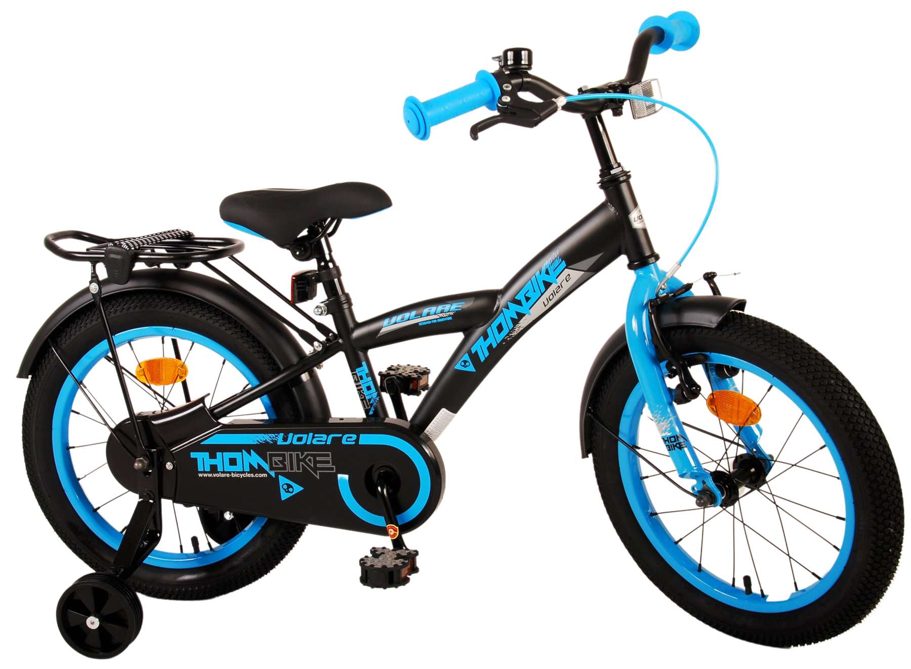TPFSports Thombike Kinderfahrrad - Jungen - 16 Zoll - Rücktritt + Handbremse - Blau