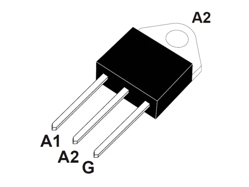 STMicroelectronics BTA26-600B Tyristor (SCR) - TRIAC TOP-3 25 A 600 V