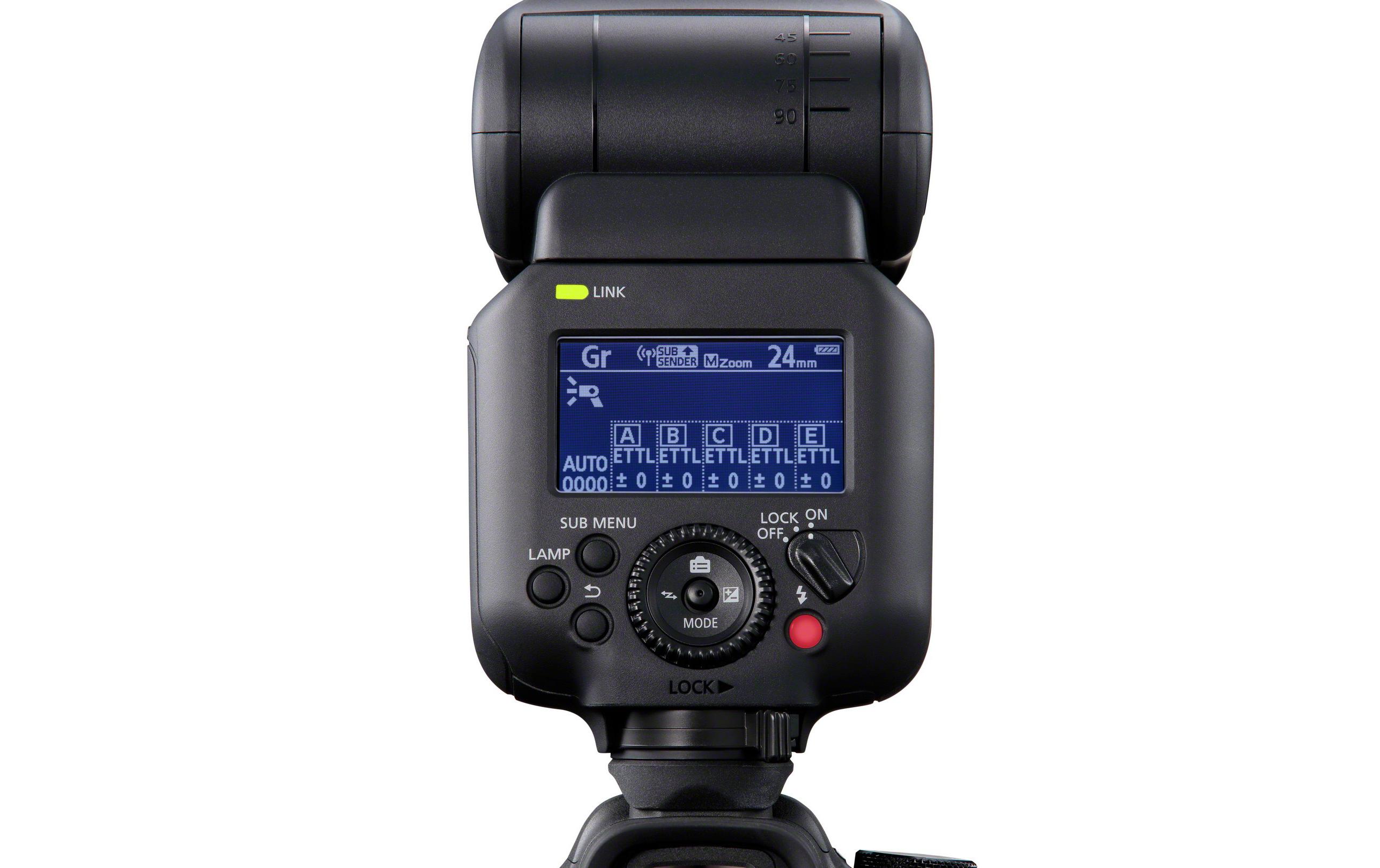 Blitzgerät Speedlite EL-5<br>Professionelles Blitzlicht mit entsprechender Leistung