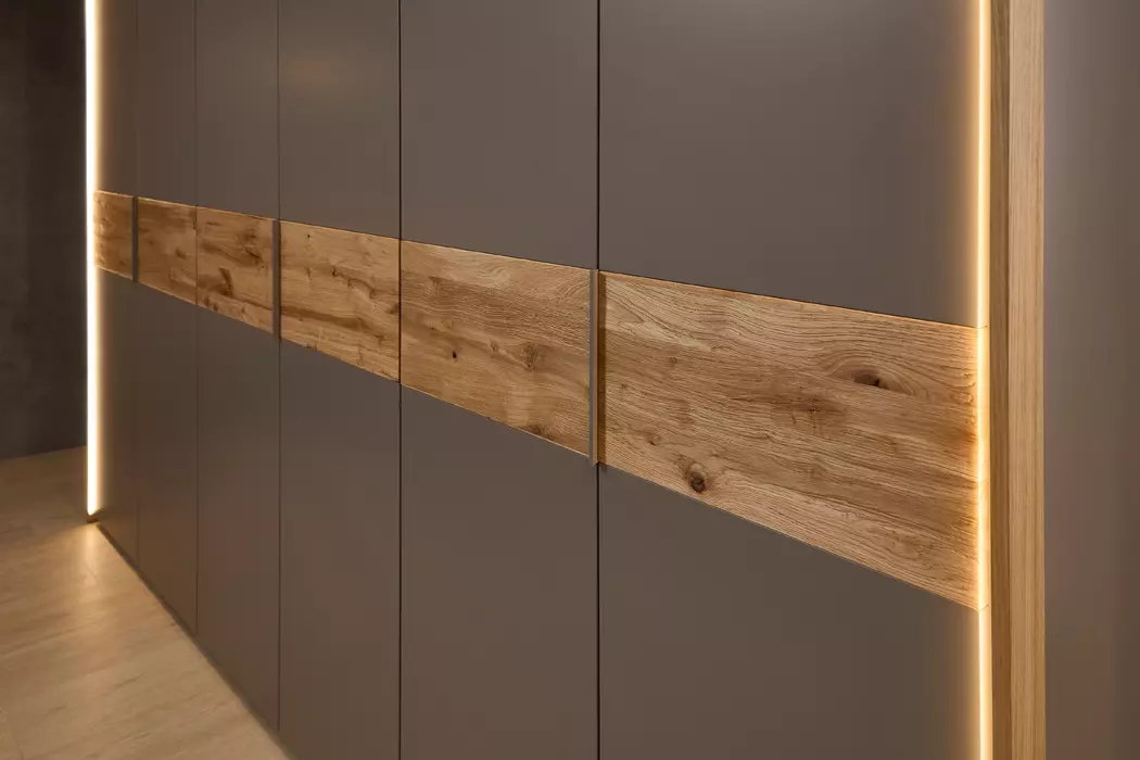 Kleiderschrank Night Line 1  302 x 223 cm