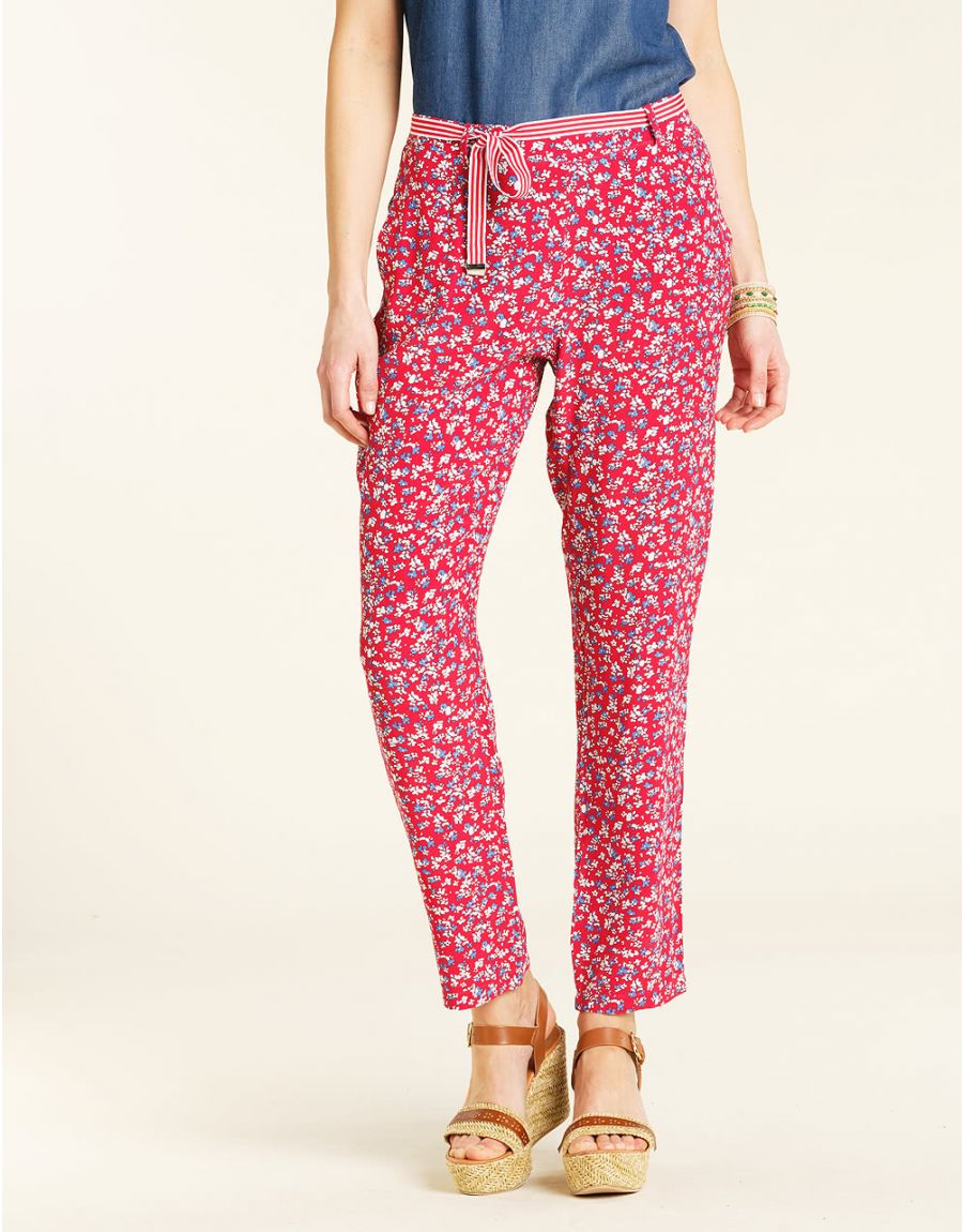 Pantalon large imprimé