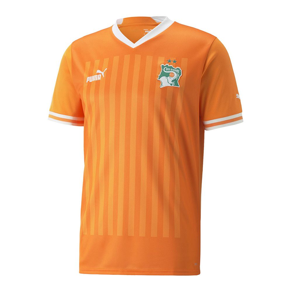 Puma FRMF HOME - Maillot Homme vibrant orange/puma white