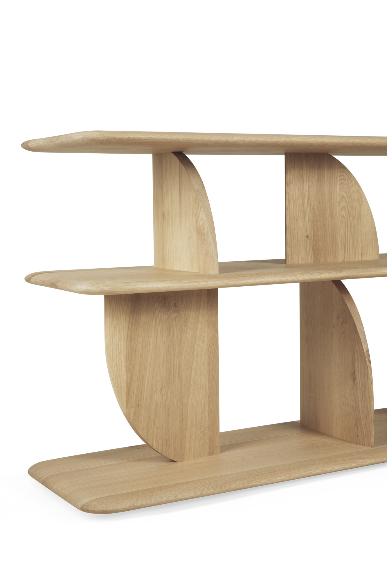 Geometric zitbank console - 210x34xh67 - eiken