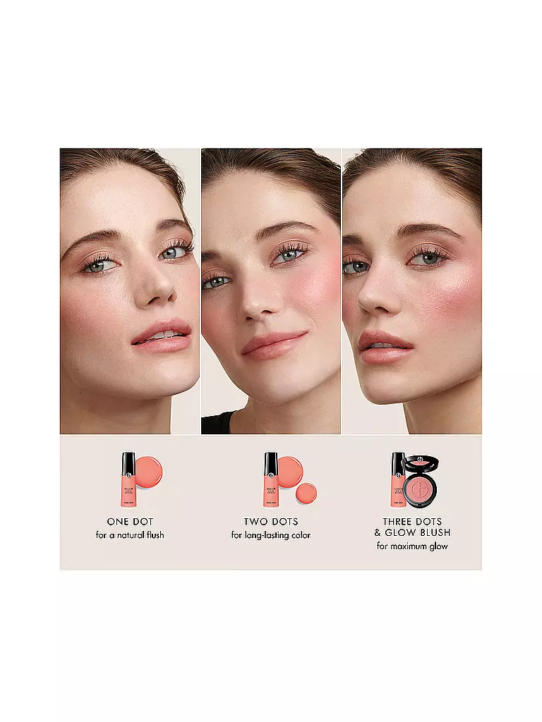 GIORGIO ARMANI COSMETICS Rouge - Luminous Silk Cheek Tint  orange