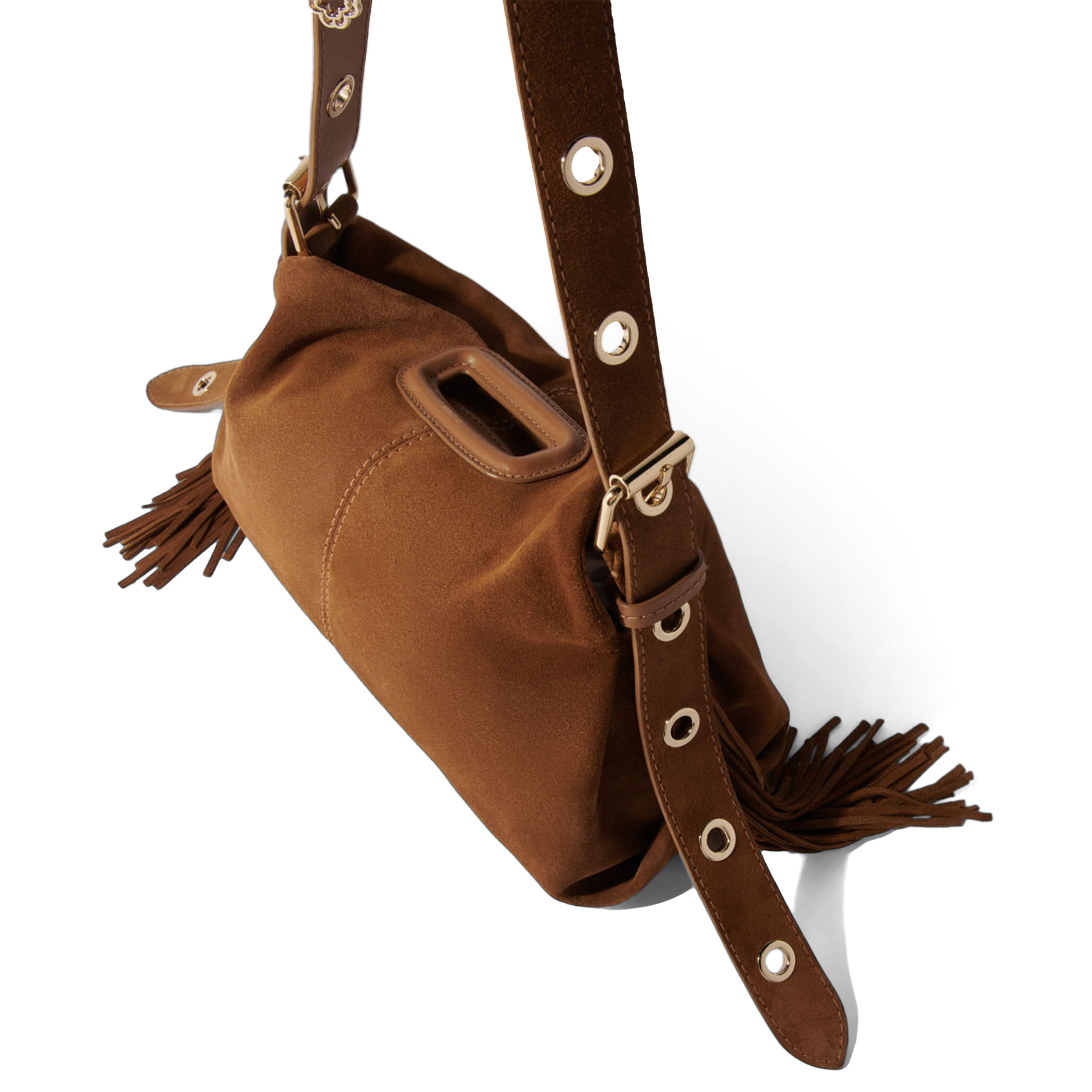 MISS M - Sac porté épaule en cuir | Beige