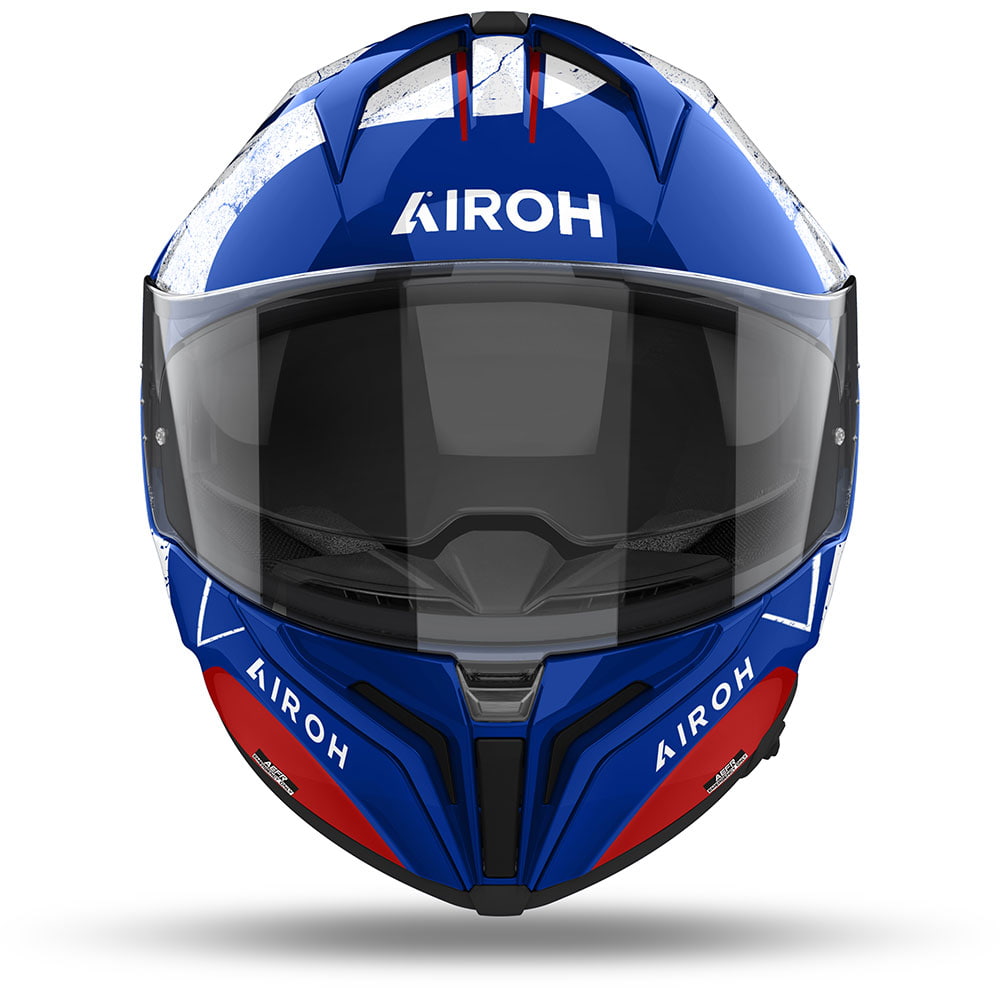 Airoh - Casque Matryx Scope Bleu / Blanc / Rouge / Brillant