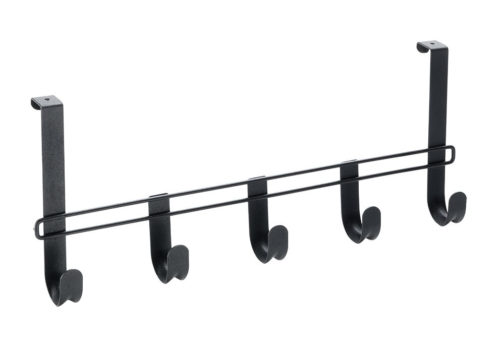 metaltex Türhängeleiste Hook-Line 38x15x6 cm schwarz