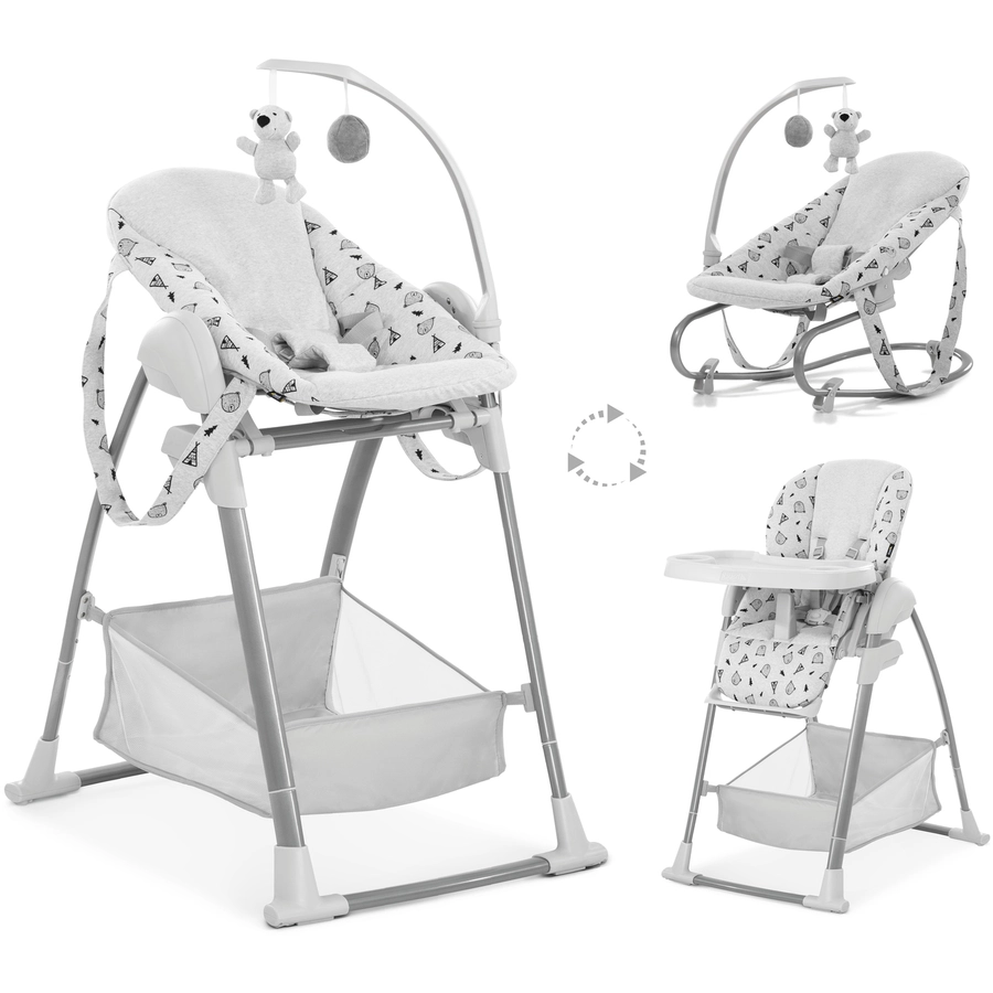 hauck Hochstuhl Sit'n Relax 3 in 1 Nordic Grey