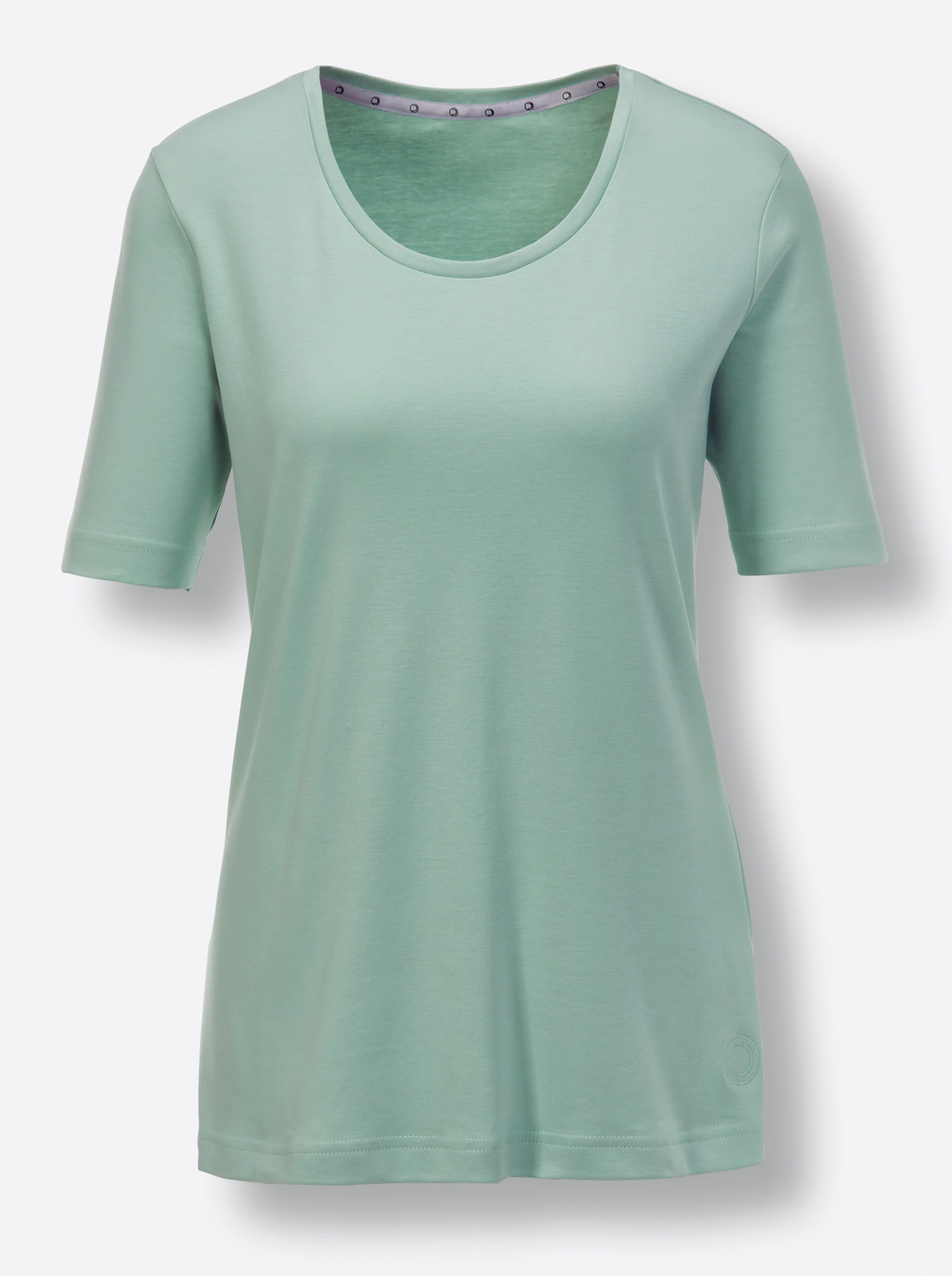 CREATION L PREMIUM Baumwoll-Shirt in kalkmint