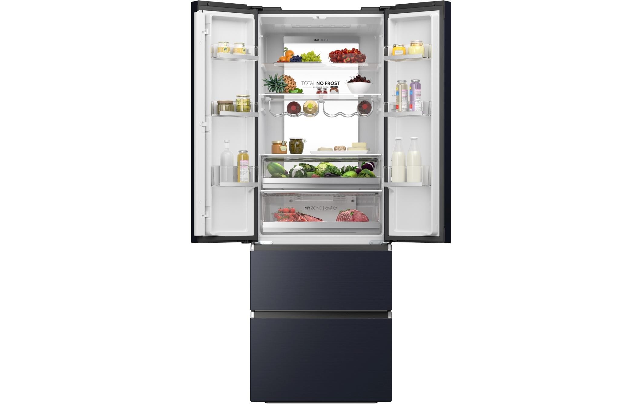 Foodcenter HFW7720ENMB Schwarz<br>Side by Side Kühlgerät