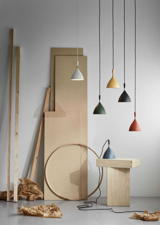 Northern Dokka hanglamp Ø16.5 donkergrijs