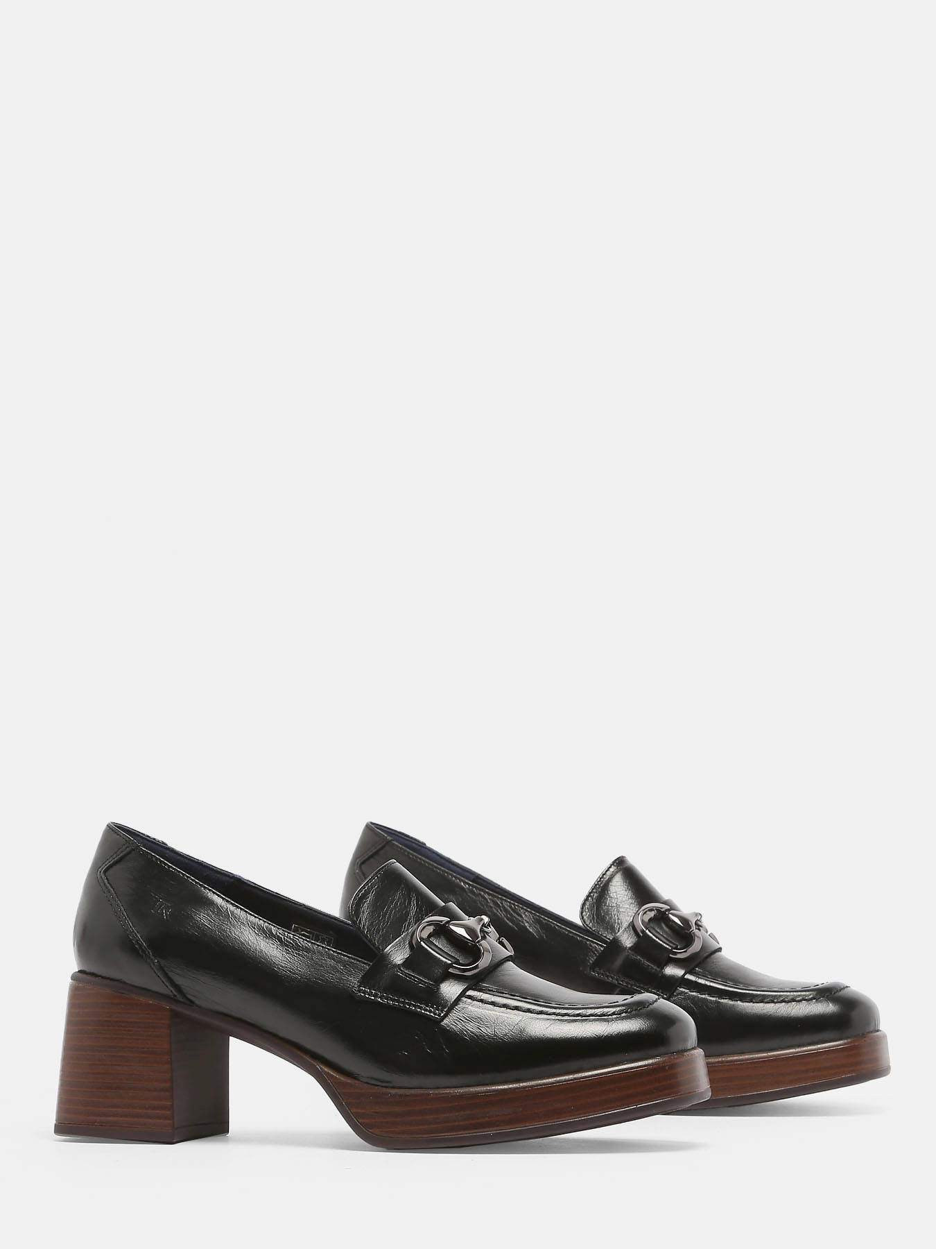 Mocassins  talon Cristel en cuir DORKING