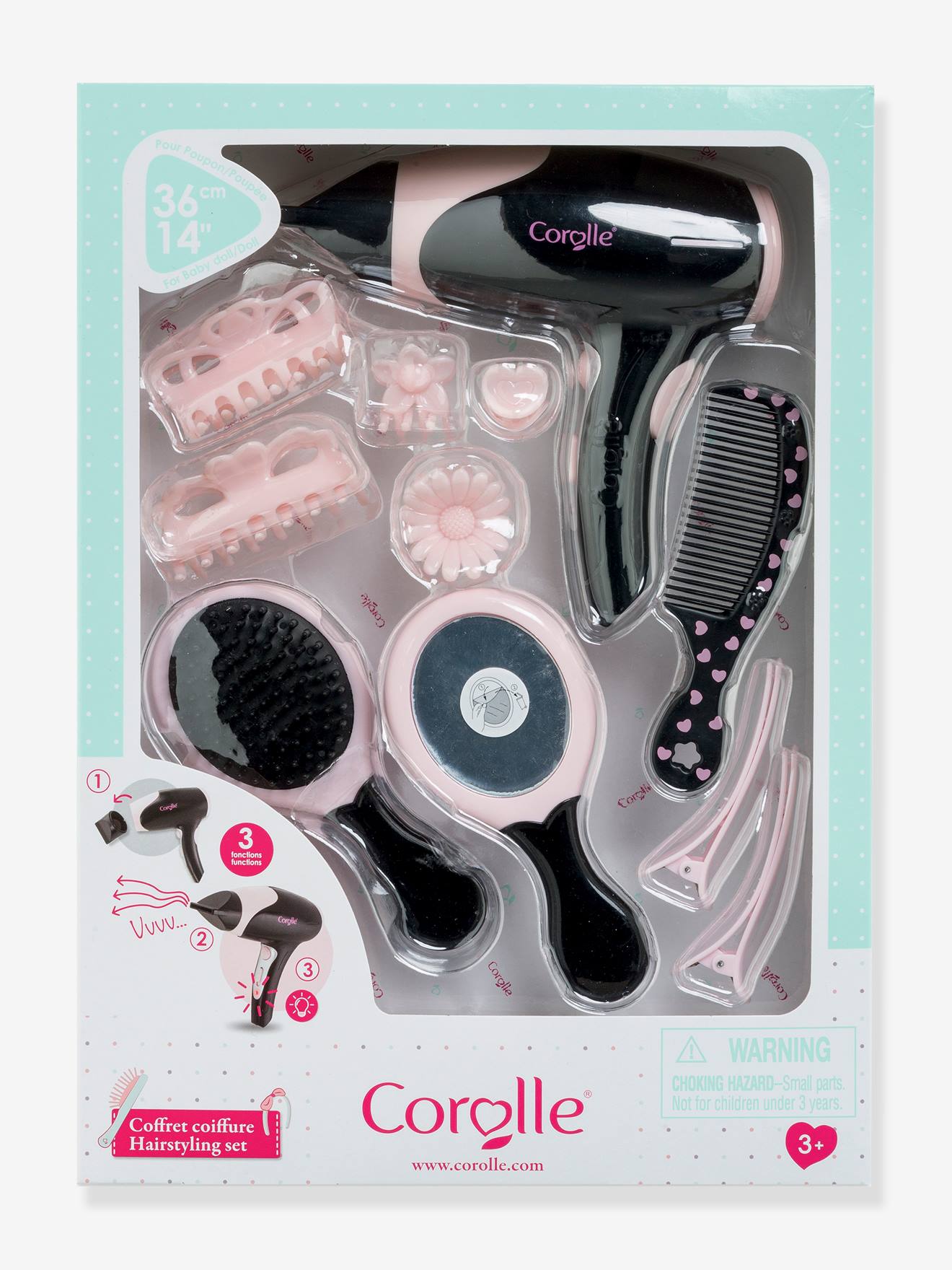 maleta de cabeleireiro rosa COROLLE