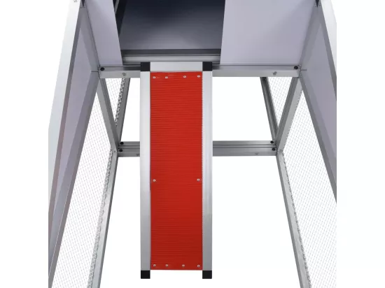 Poulailler avec rampes et nichoir Aluminium