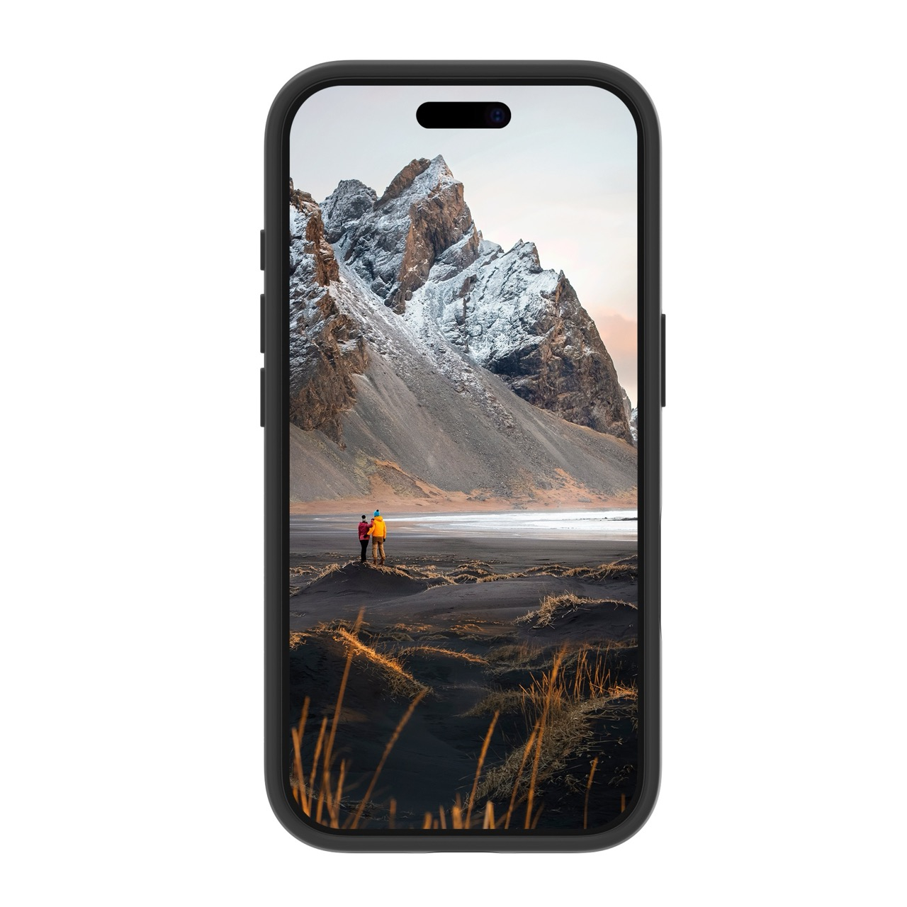 iPhone 16 Hardcase Hülle Clear Case Iceland Ultra D3O MagSafe Recycled (IUK1BL006290) - Schwarz