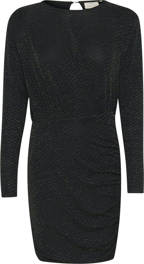 Kaffe KAellie Jersey Dress Black_silver glitter