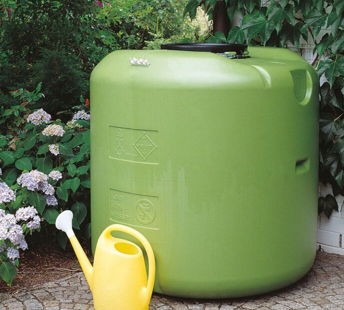 Regentonne Bruno XXL Regenwassertank 1000Liter Grün