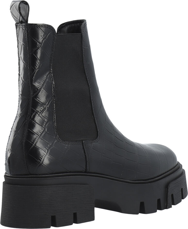 Bianco Tini Chelsea Boot #C Black croco