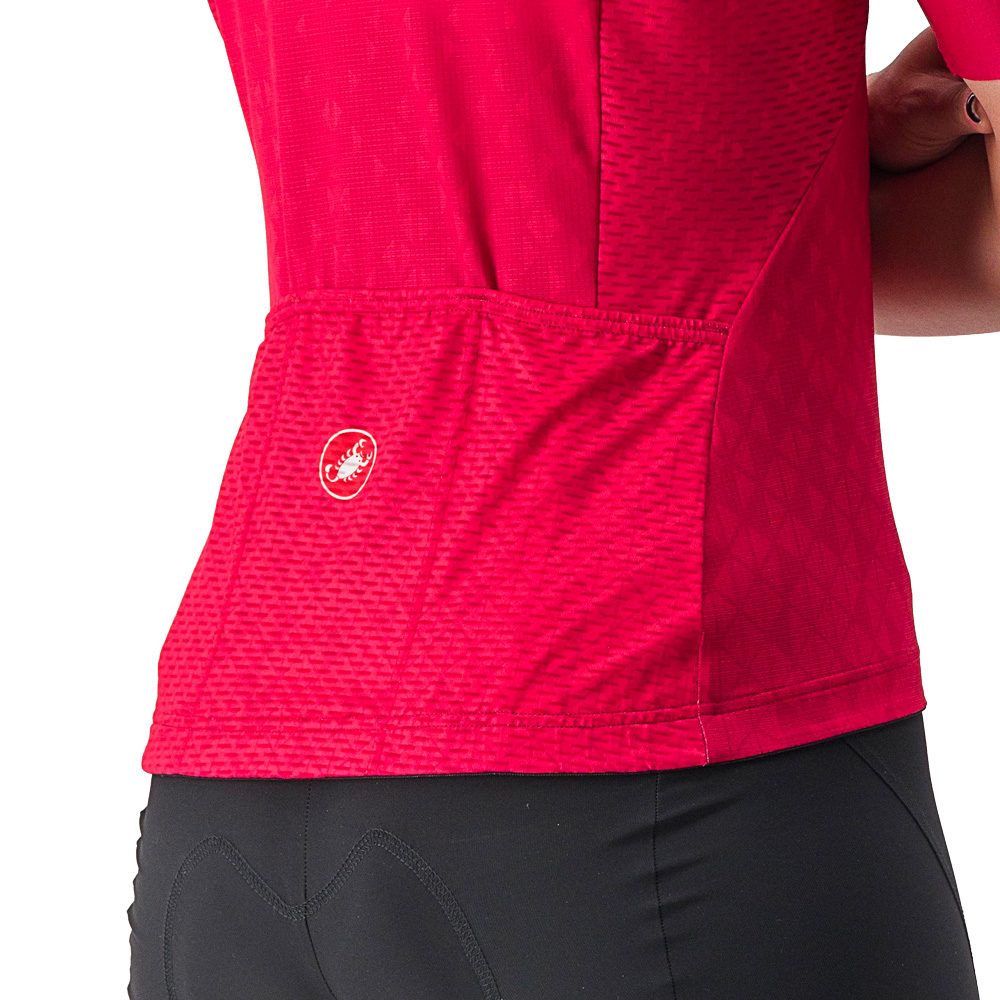 Castelli Pezzi Radtrikot Damen persian red