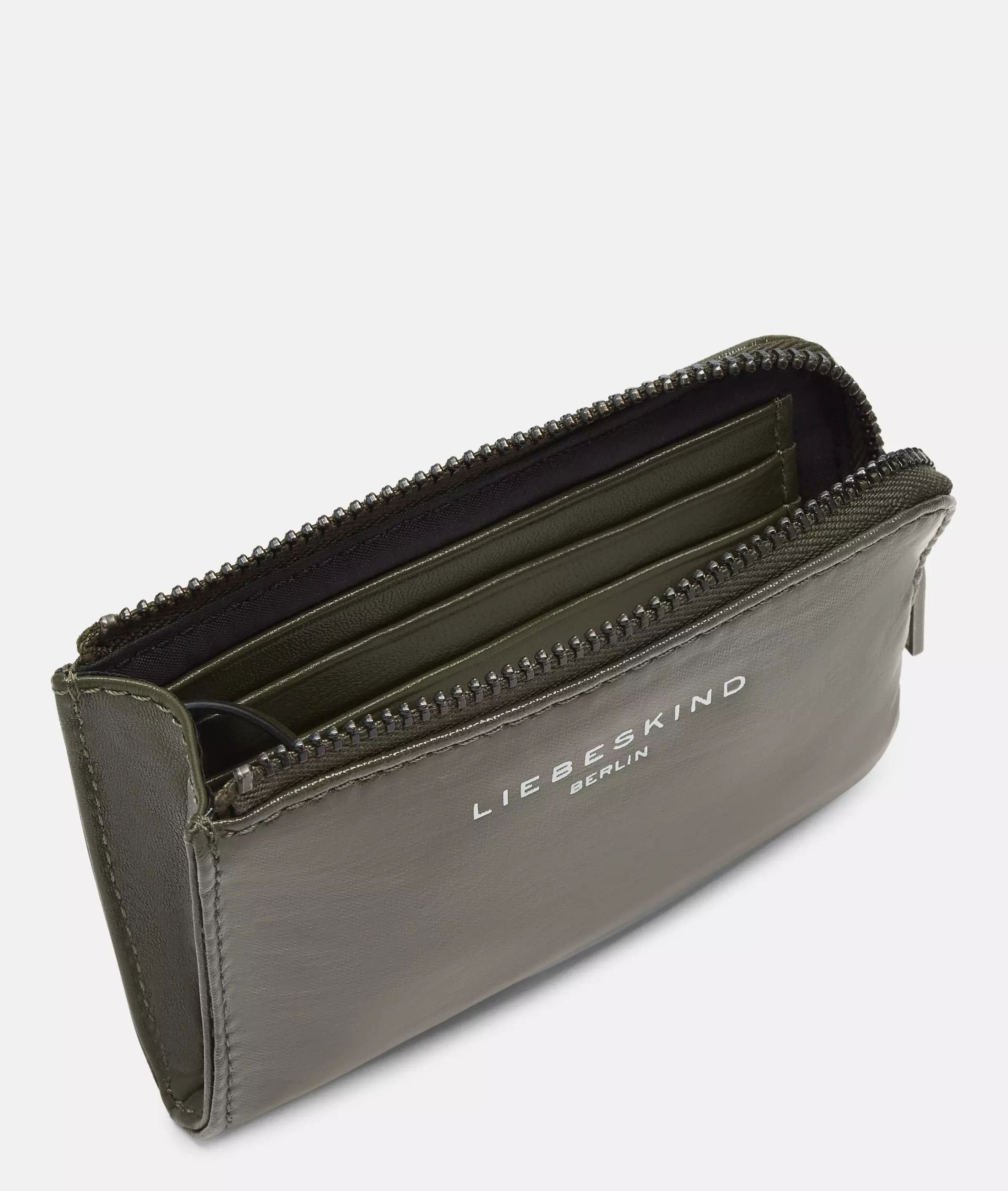 Leni purse XS Mini wallet made of cotton with a patent finish