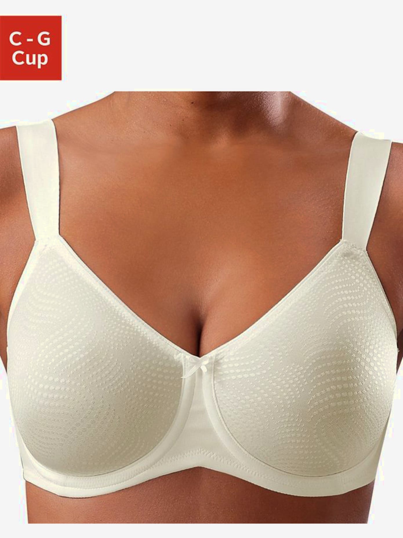 Soutien-gorge minimiseur pour une poitrine visiblement réduite