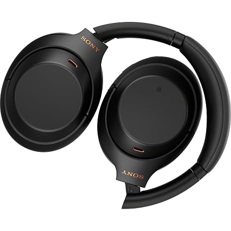 Sony WH-1000XM4 Premium trådløse støjreducerende hovedtelefoner - sort