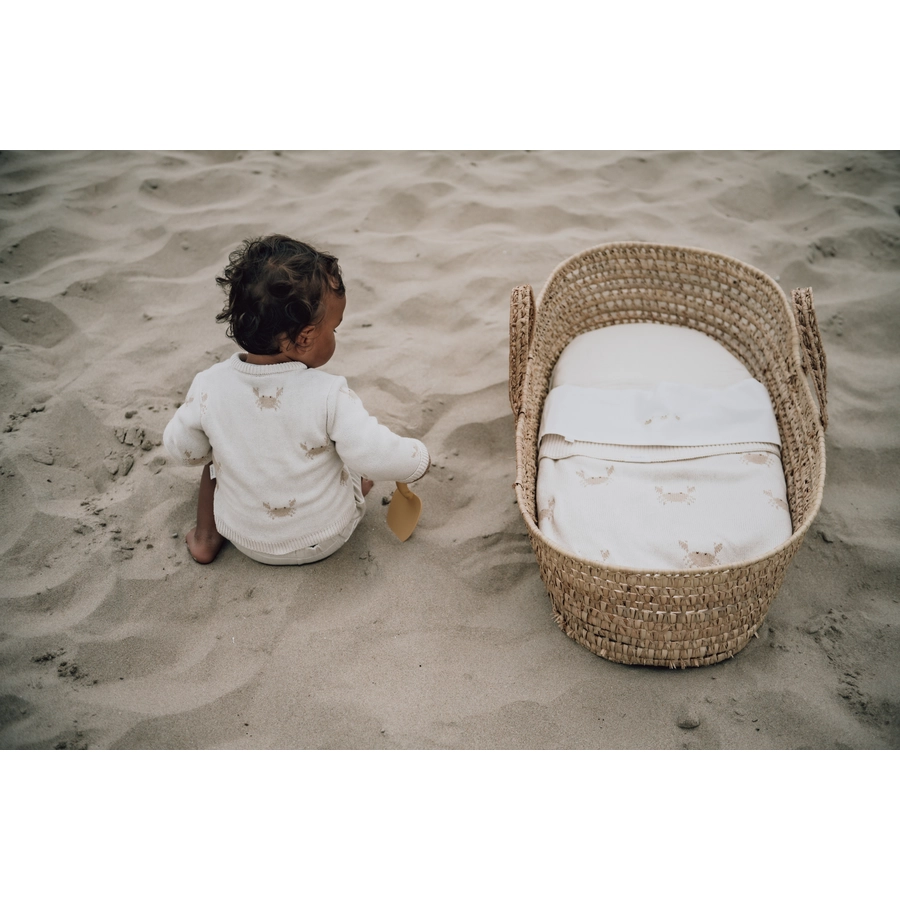 koeka Kinderdecke Life is a beach Weiß