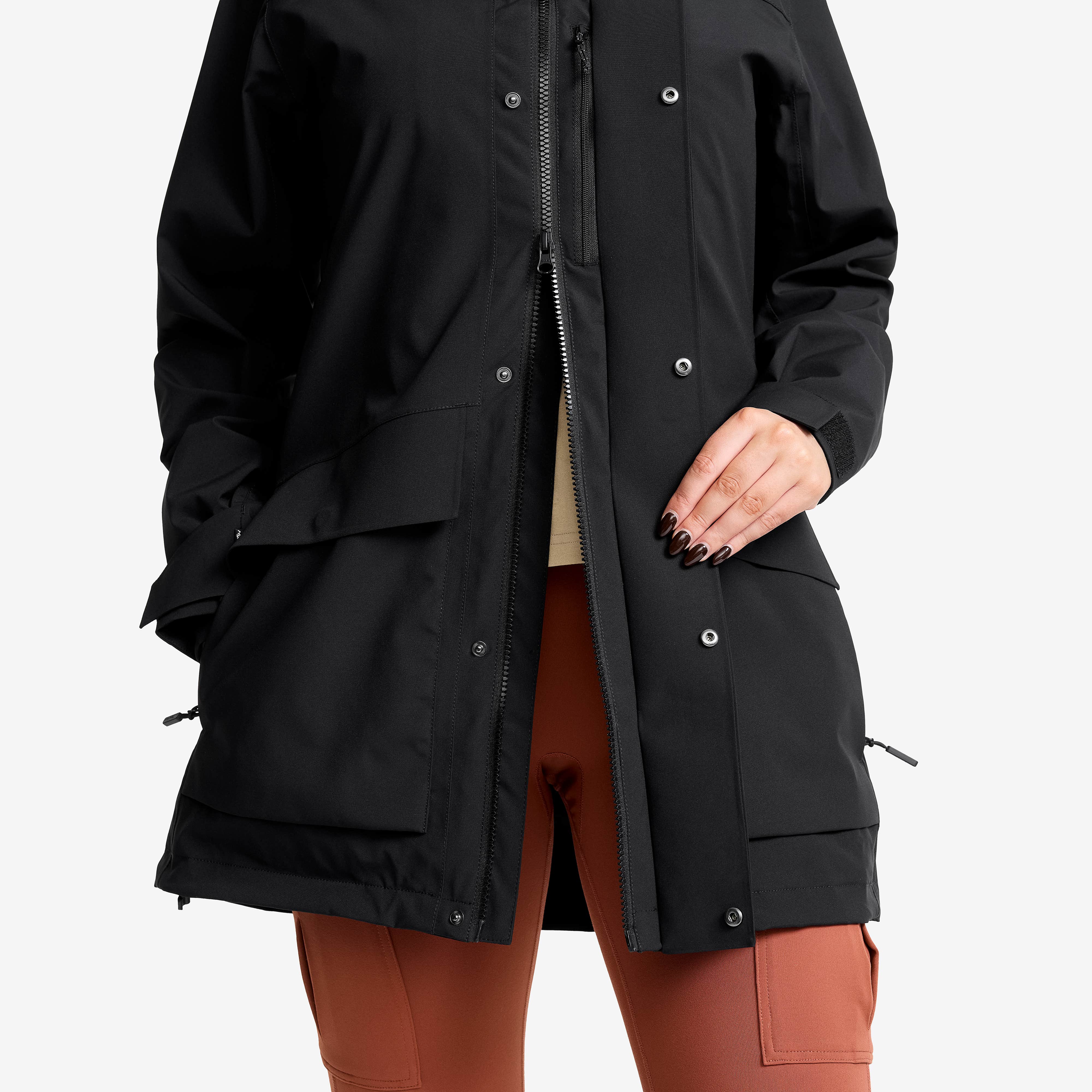 Status 2L Parka Dame Black