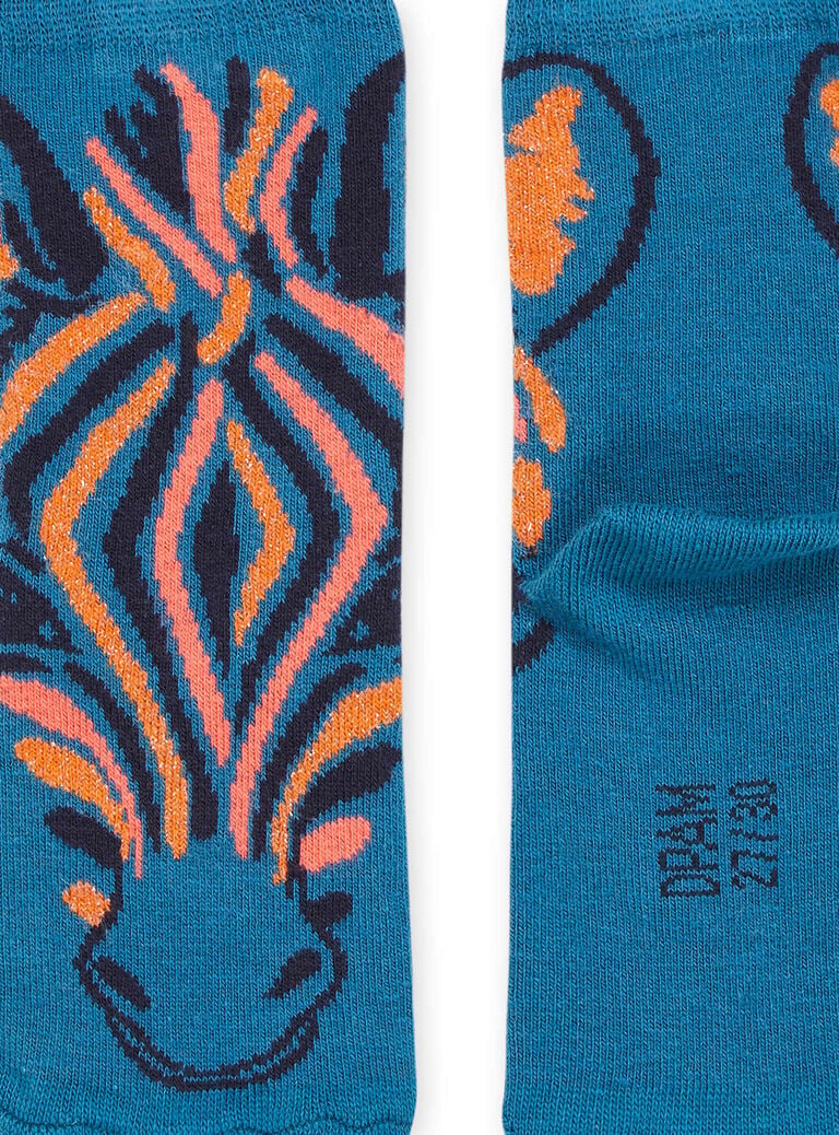 Chaussettes à motif zèbres