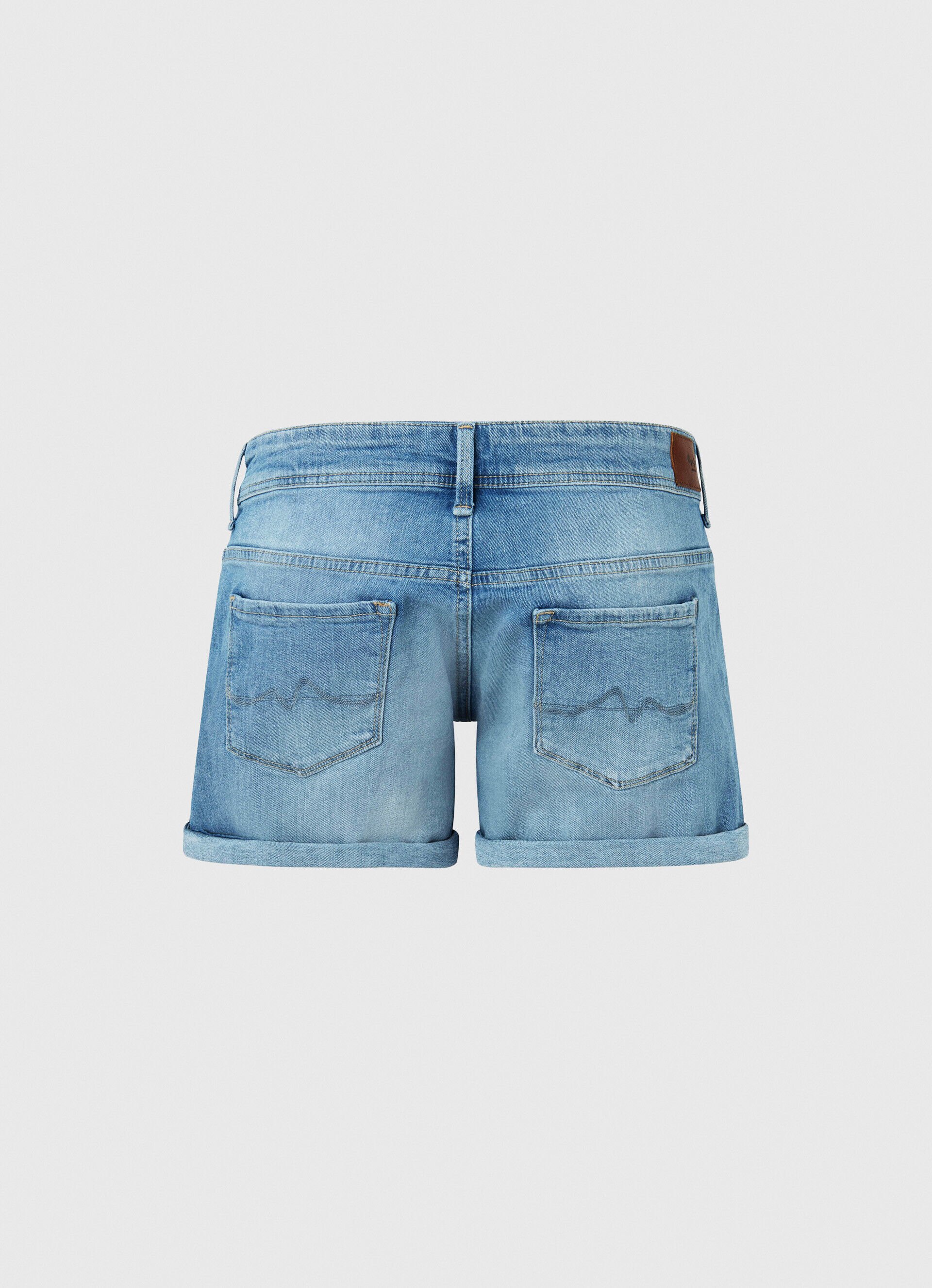CALÇA JEANS CURTA CORTE REGULAR - jeans