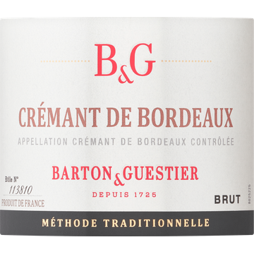 Barton & Guestier - Crémant de Bordeaux Brut - 750ML