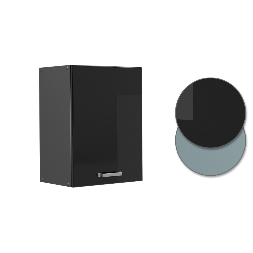 Vicco Hängeschrank Küchenschrank R-Line Solid Anthrazit Schwarz 45 cm modern