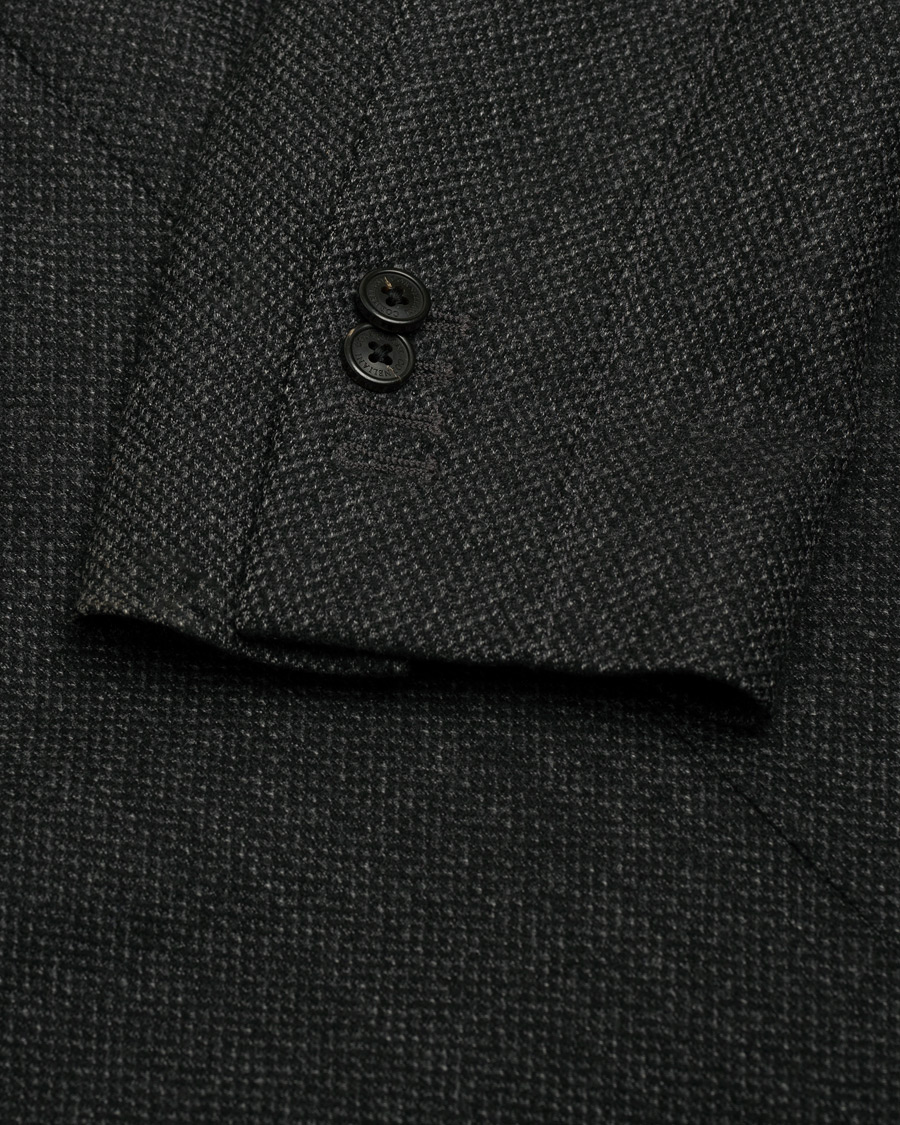 Corneliani ID Flannel Blazer Grey Melange 48