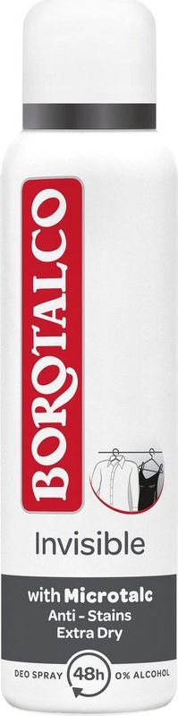 Borotalco - Invisible Deodorant Spray - 150 ml - Unisex