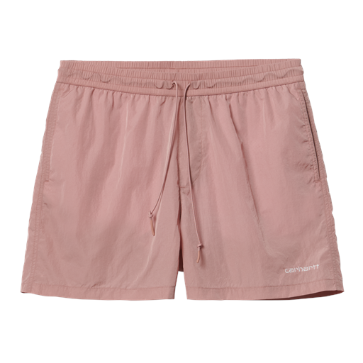 Carhartt WIP Tobes Badebukser, Glassy Pink/White, L
