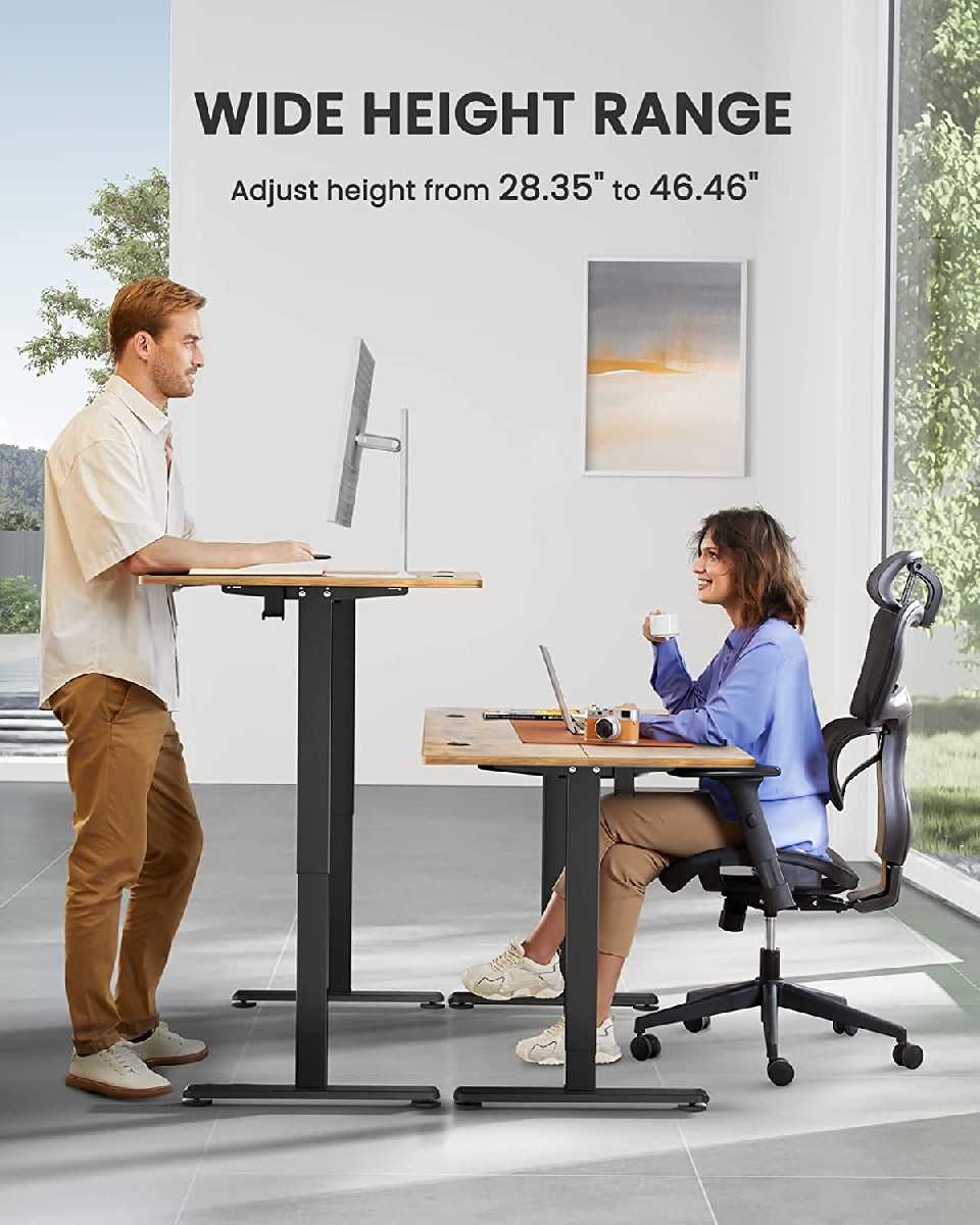 ErGear Height Adjustable Electric Standing Desk,Memory Computer Home Office Desk