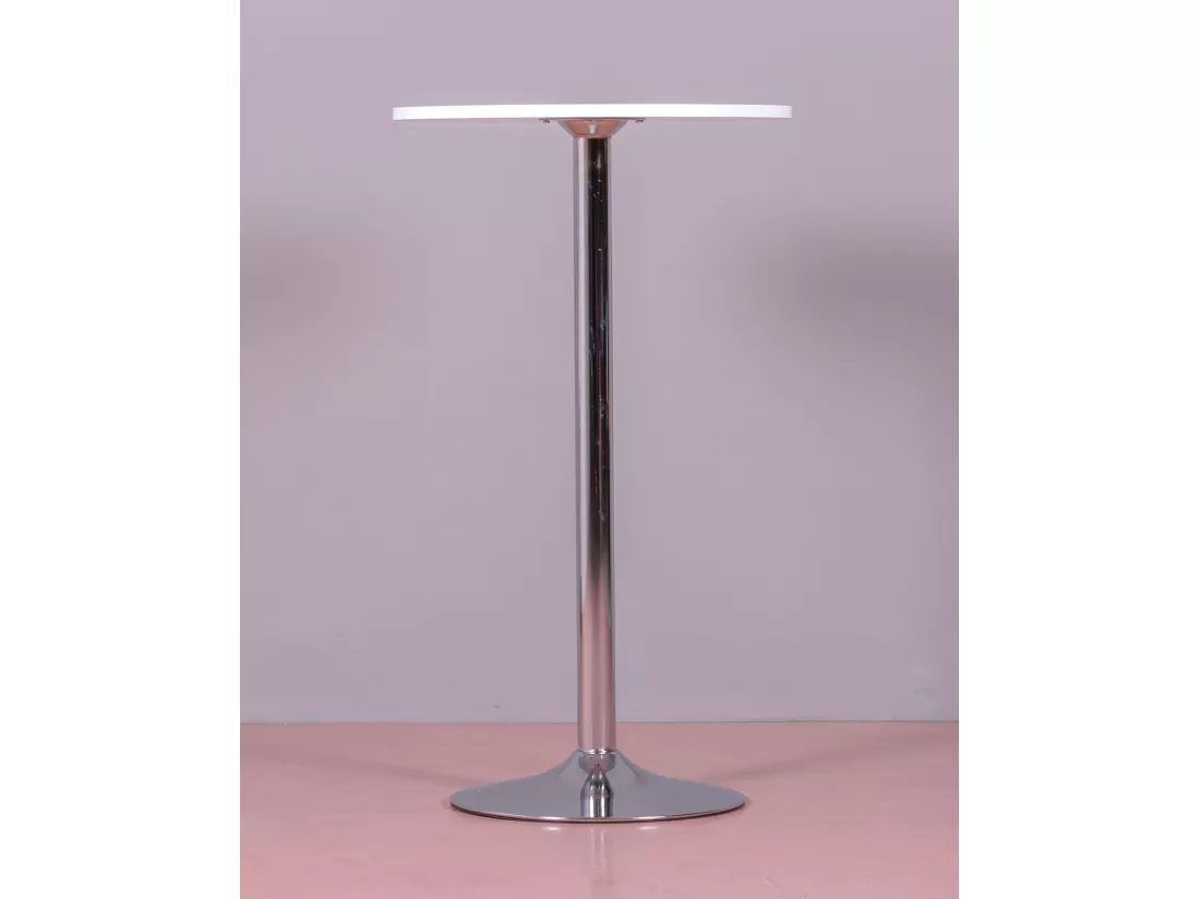 Table haute design - Boom - Blanc